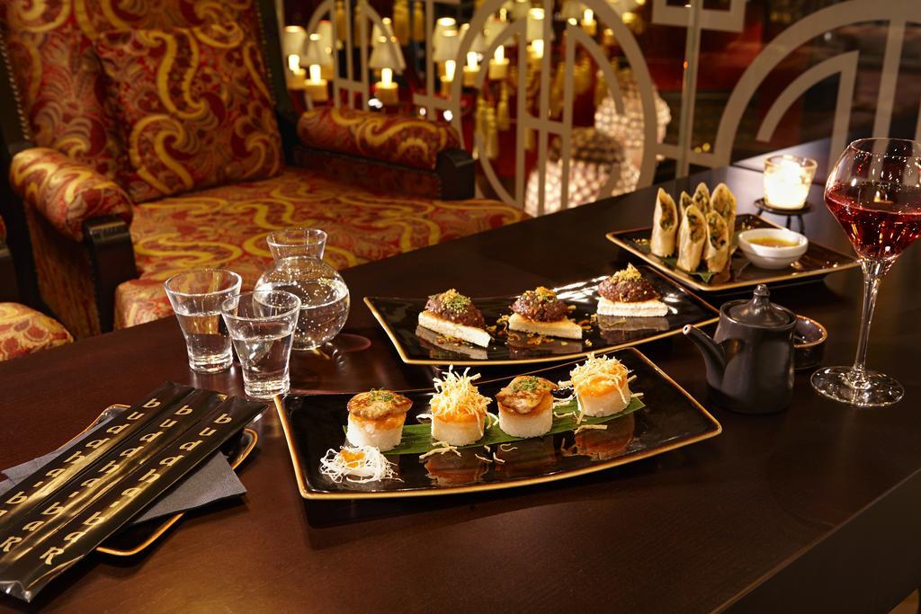 Buddha-Bar Hotel Budapest Klotild Palace Exterior photo A selection of canapés