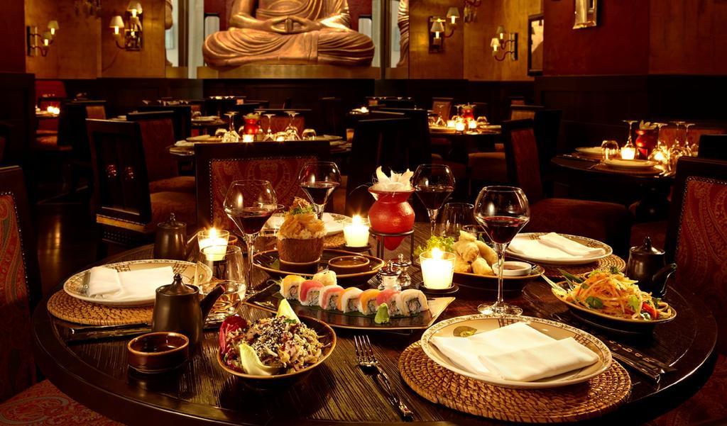 Buddha-Bar Hotel Budapest Klotild Palace Restaurant photo A table at Buddha Bar