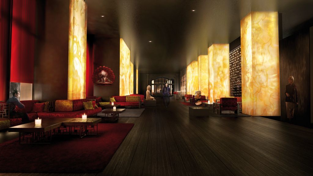 Buddha-Bar Hotel Budapest Klotild Palace Interior photo The lobby of the Mandarin Oriental, Munich